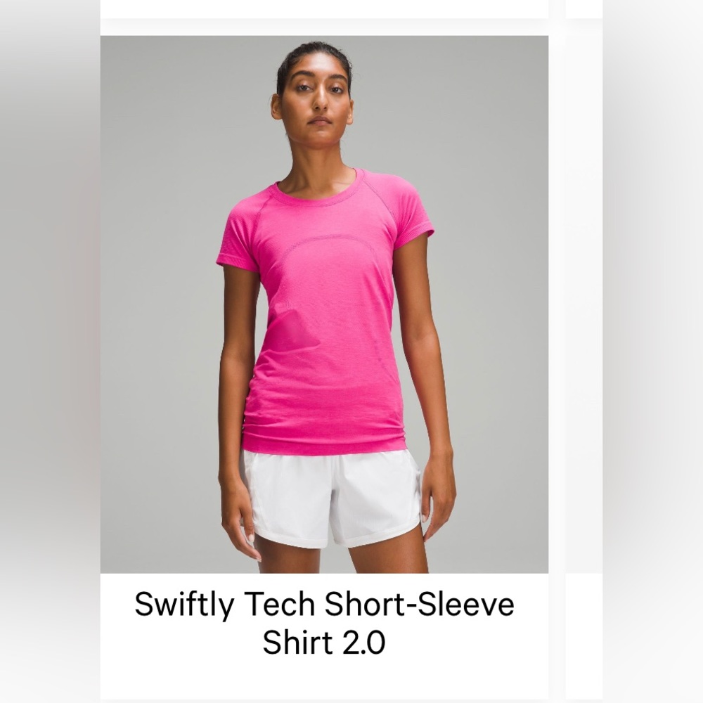 Sonic Pink Lululemon short sleeve